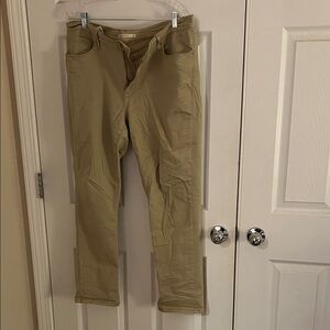 Classic Tan Straight Leg Jeans